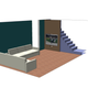 Illustration for article titled Home Theater Under the Stairs Makes Perfect Sense